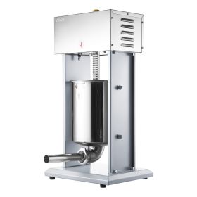 Electric Sausage Stuffer, 22 LBS / 10 L Vertical Meat Filler with Stepless Speed Adjustment, Stainless Steel Sausage Stuffing Machine